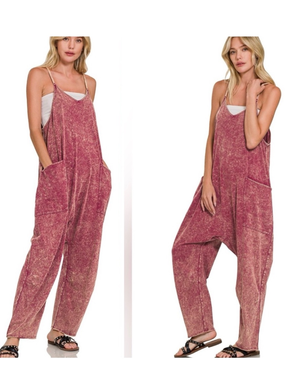 Washed Relaxed Jumpsuit